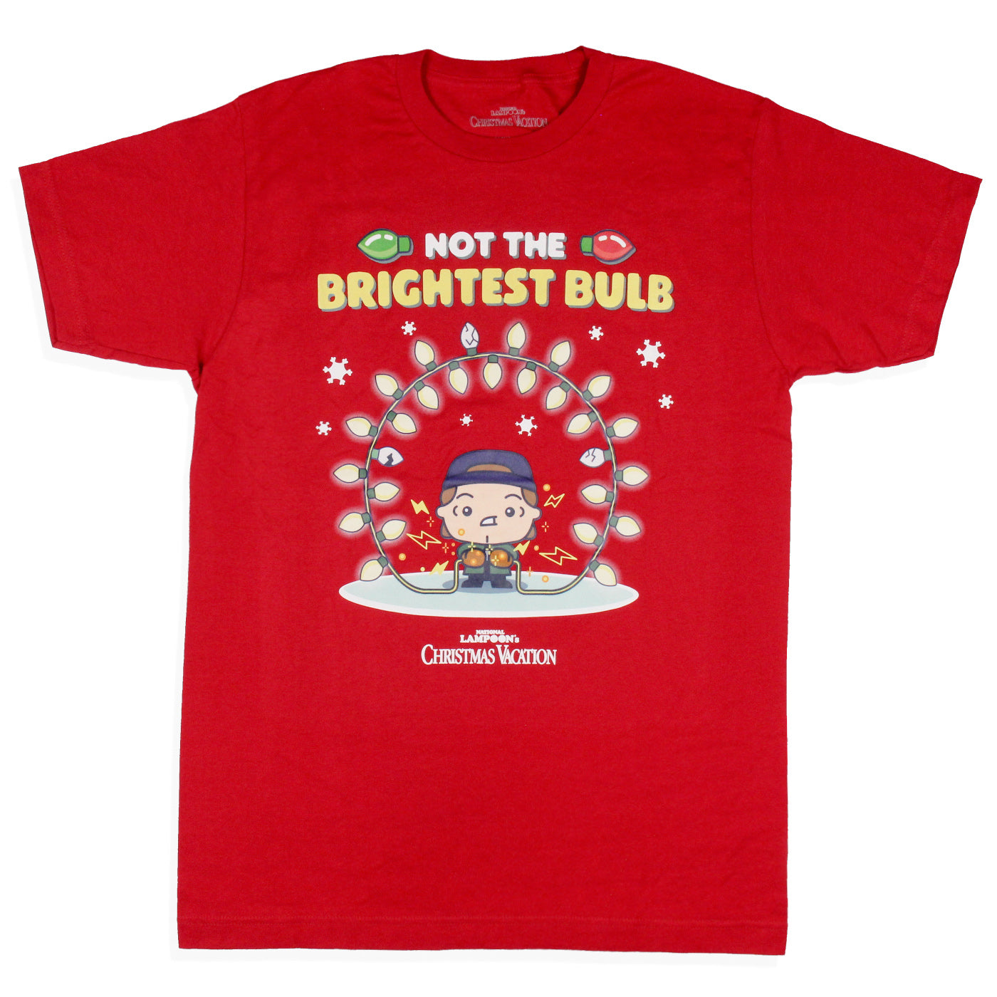 National Lampoon's Christmas Vacation Men's Not The Brightest Bulb T-Shirt Adult