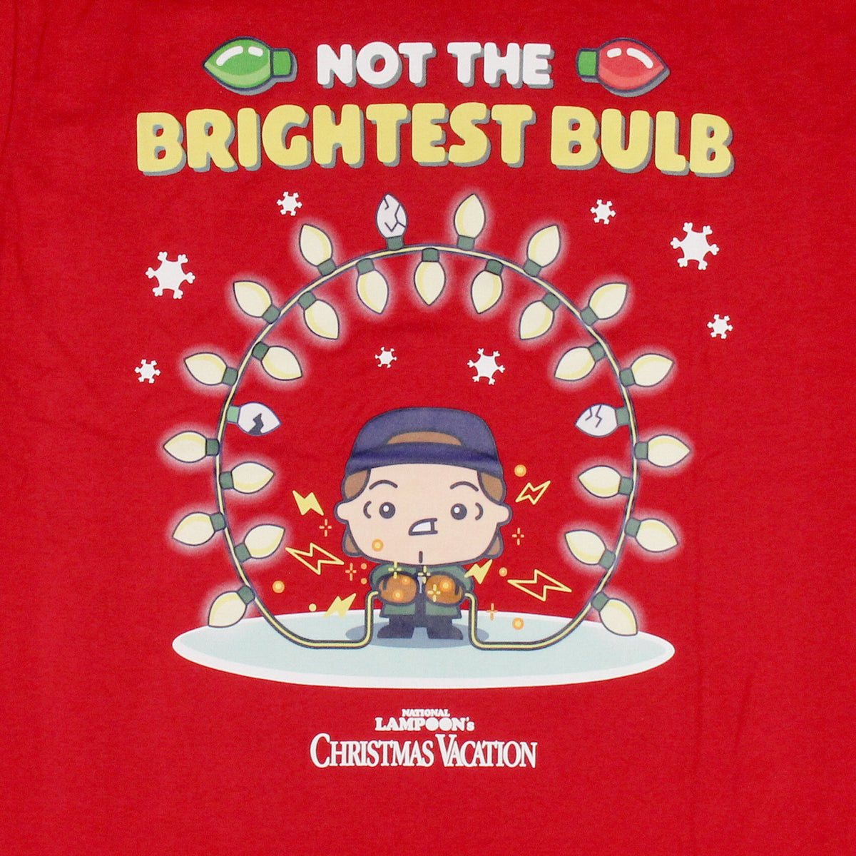 National Lampoon's Christmas Vacation Men's Not The Brightest Bulb T-Shirt Adult