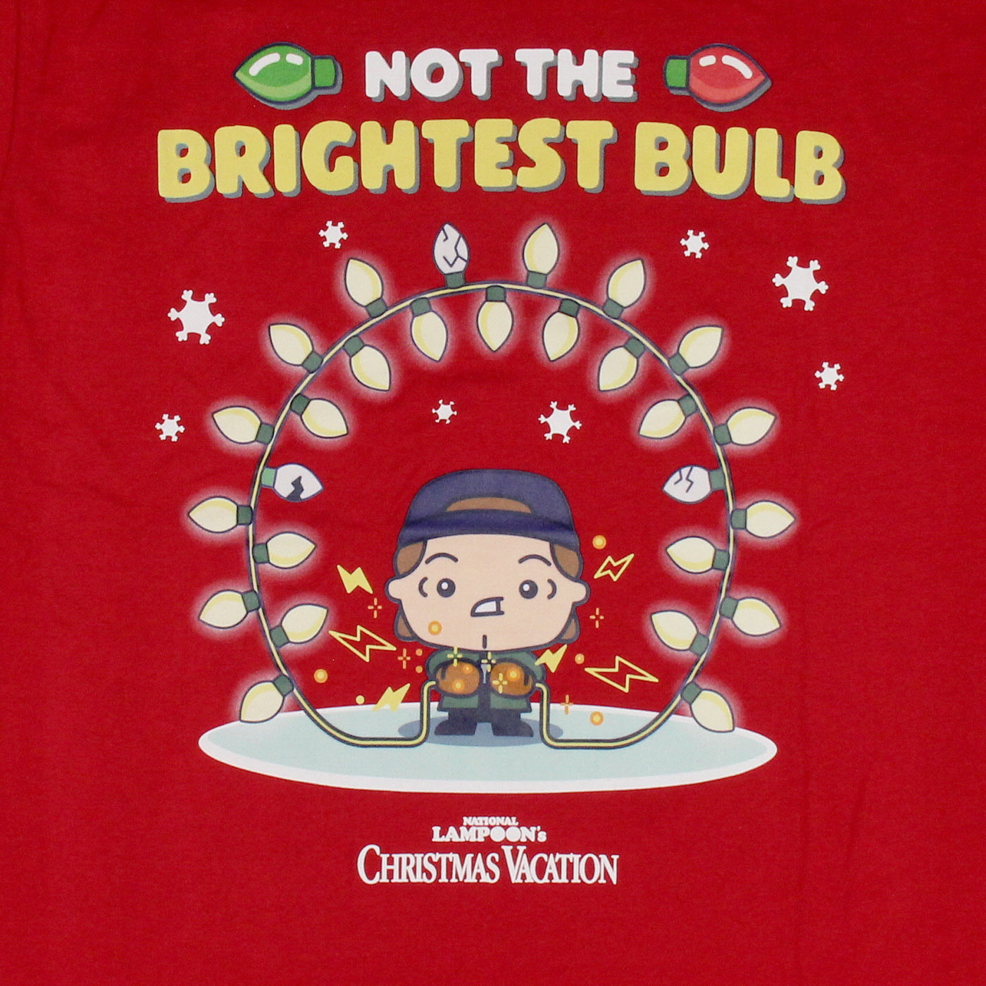 National Lampoon's Christmas Vacation Men's Not The Brightest Bulb T-Shirt Adult