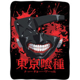 Tokyo Ghoul Ken Kaneki Anime Blanket 46" X 60" Flannel Fleece Throw