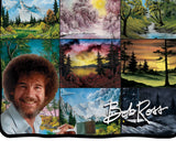 Bob Ross Picture Collage Blanket  46" X 60" Flannel Fleece Throw