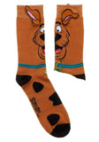 Scooby Doo Socks Men's Adult Crew Socks with Scooby Ears