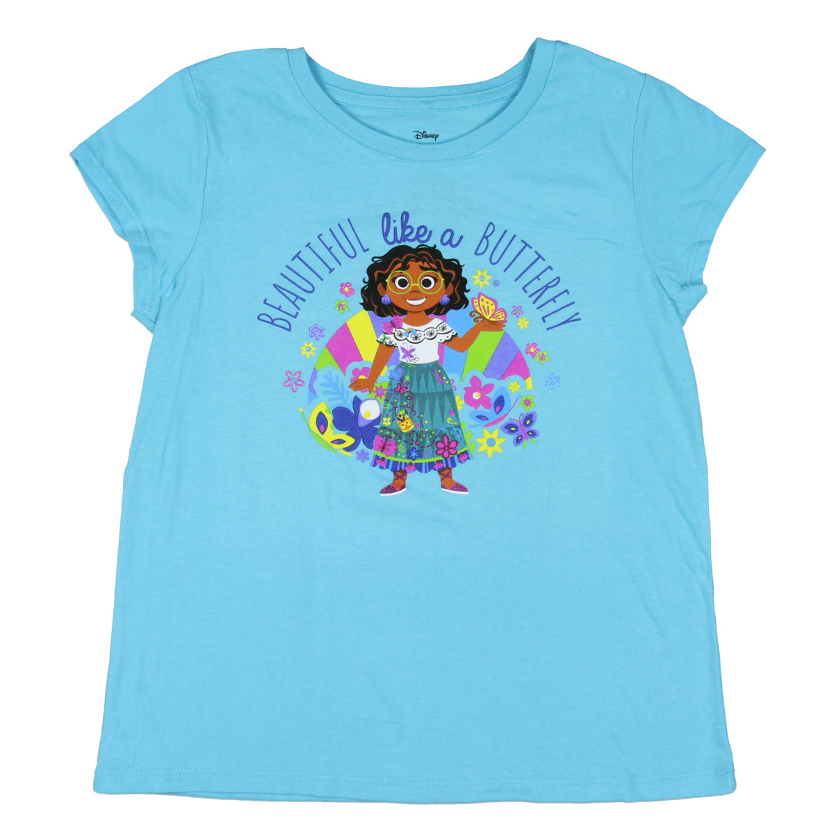 Disney Encanto Girl's Mirabel Beautiful Like A Butterfly T-Shirt