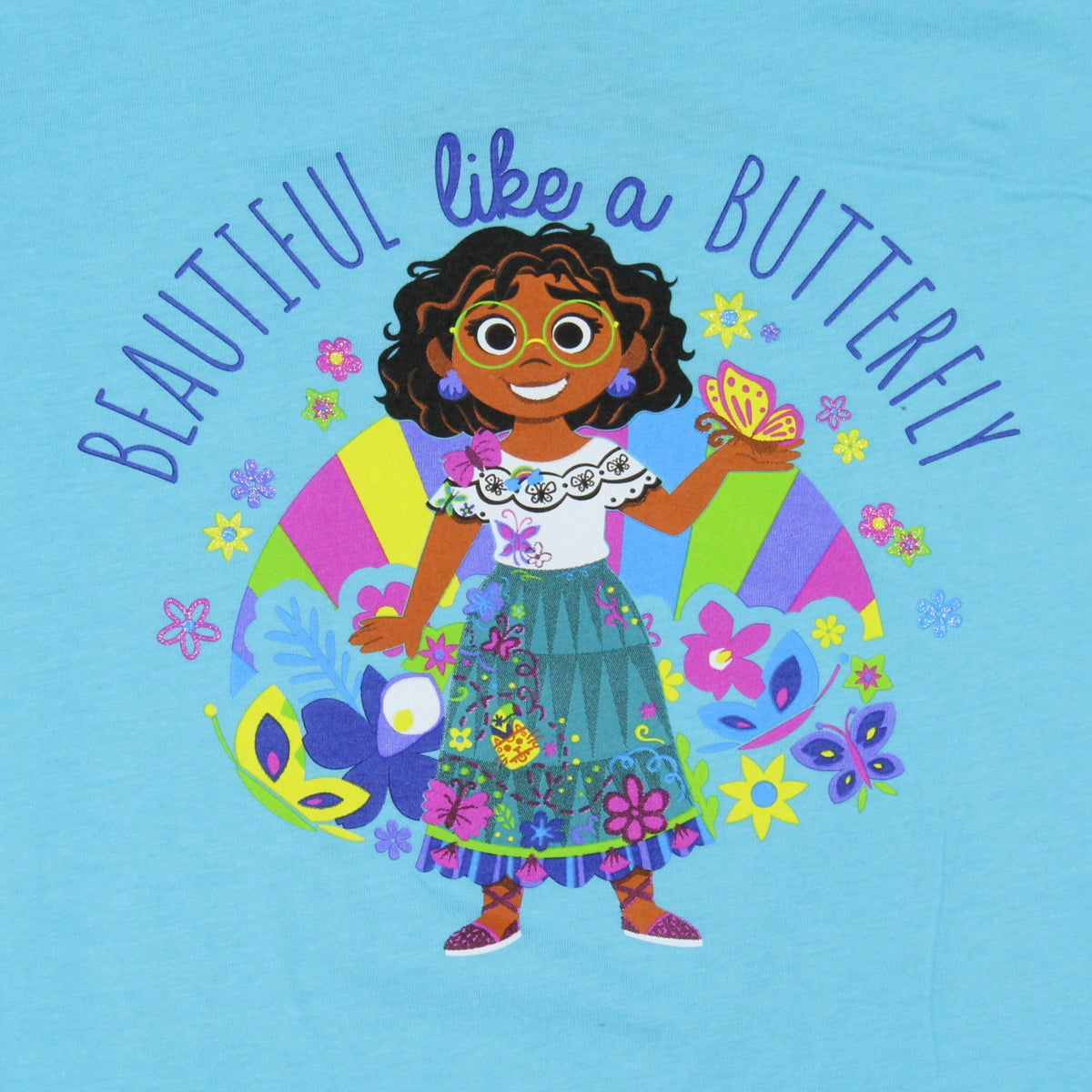 Disney Encanto Girl's Mirabel Beautiful Like A Butterfly T-Shirt