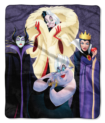 Disney Villains Am I Evil Maleficent Ursula Evil Queen Silk Touch Throw Blanket