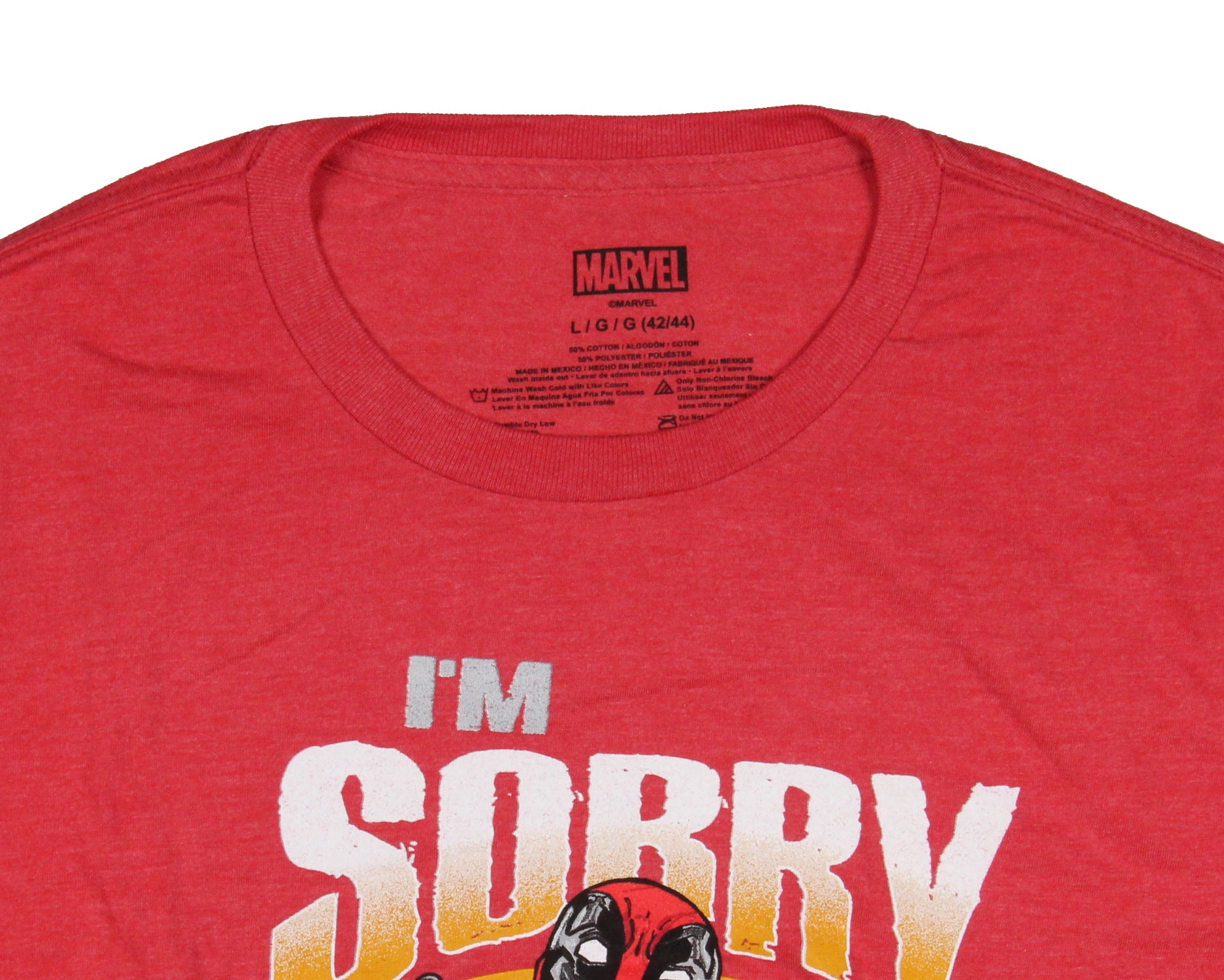 Marvel Men's Deadpool I'm Sorry Did I Offend You Adult Short Sleeve T-Shirt (3XL