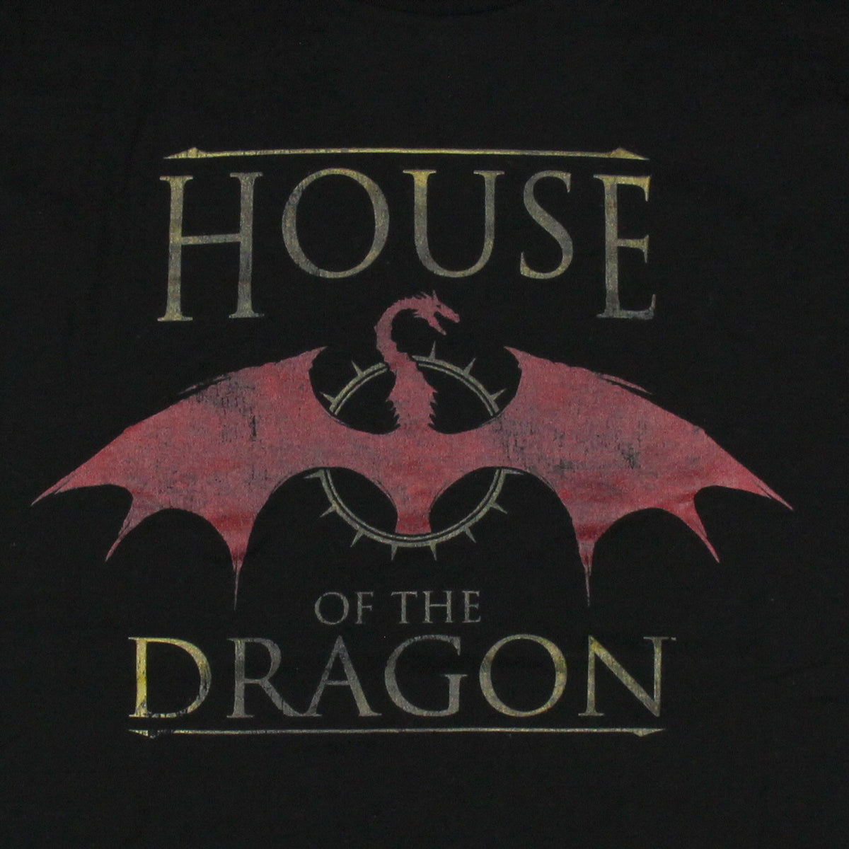 Game of Thrones Mens' House Of The Dragon Original Series Logo T-Shirt Adult