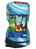 Dragon Ball Super Goku Saiyan Blue God Soft And Plush Fleece Throw Blanket