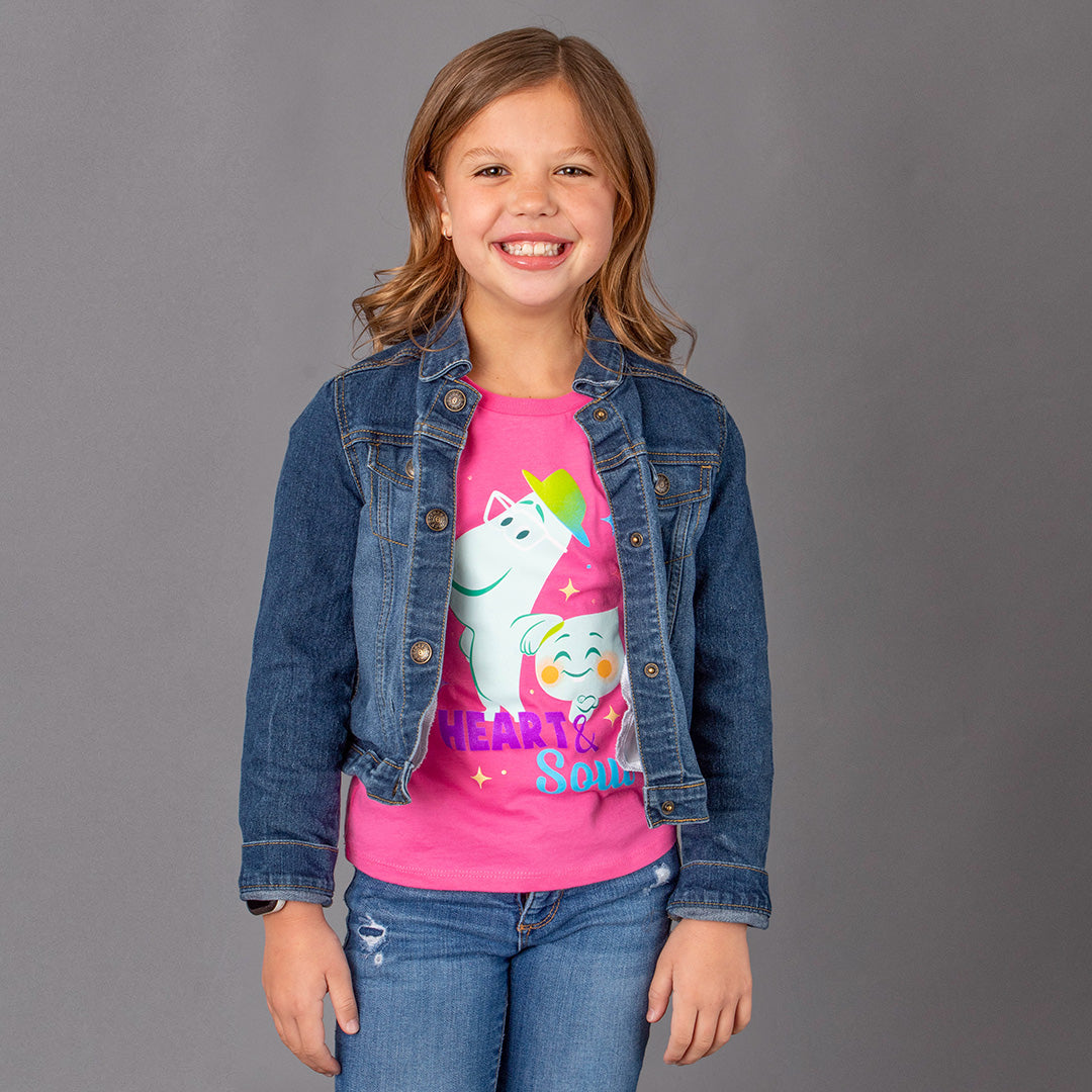 Disney Soul Big Girls Heart and Soul Short Sleeve T-Shirt