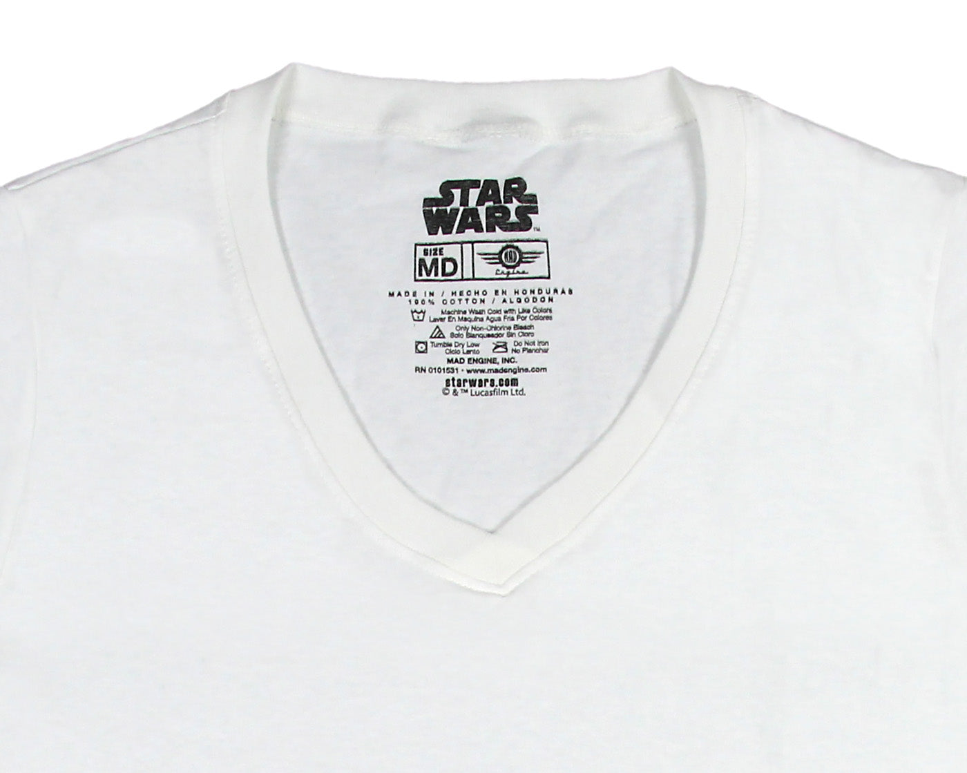 Star Wars Womens' Darth Vader Does The Dumbo Ride V-Neck Graphic T-Shirt