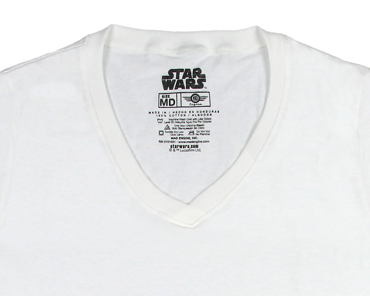 Star Wars Womens' Darth Vader Does The Dumbo Ride V-Neck Graphic T-Shirt