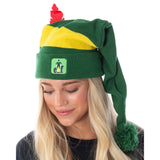 Elf The Movie Adult Buddy The Elf Character Costume Long Pom Beanie
