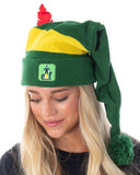 Elf The Movie Adult Buddy The Elf Character Costume Long Pom Beanie
