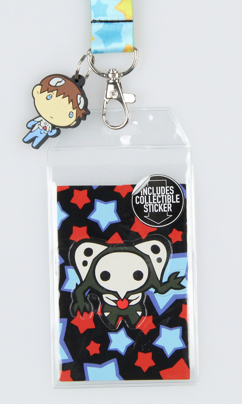 Neon Genesis Evangelion Anime ID Badge Holder Lanyard w/ Pendant