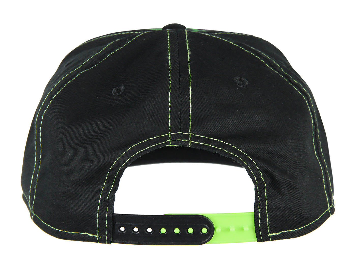 Minecraft Floating Creeper Head Design Flat Bill Youth Snapback OSFM Hat