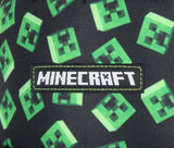 Minecraft Floating Creeper Head Design Flat Bill Youth Snapback OSFM Hat