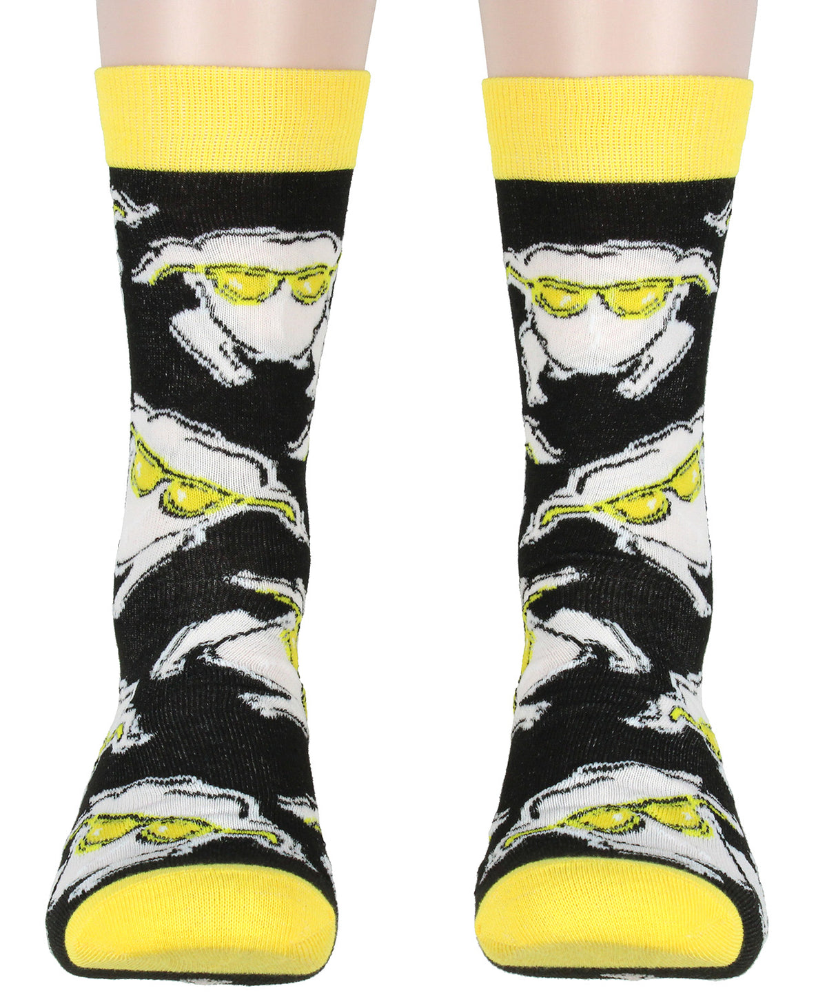 Friends Men's Turkey With Glasses All Over Print Design Crew Socks 1 Pair