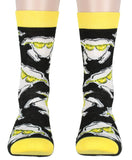 Friends Men's Turkey With Glasses All Over Print Design Crew Socks 1 Pair