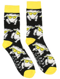 Friends Men's Turkey With Glasses All Over Print Design Crew Socks 1 Pair