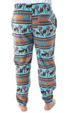Disney Frozen II Autumnal Fair Isle Fleece Joggers For Men and Women