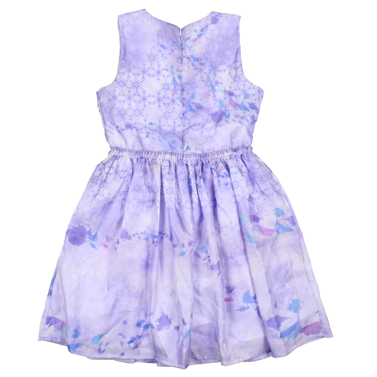 Disney Frozen 2 Girls Elsa and Anna Lavender Kids Sleeveless Dress