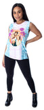 The Golden Girls Women's Palm Trees Tie Dye Braided Tank Top Shirt Adult