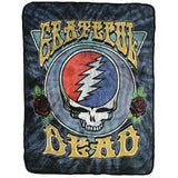 Grateful Dead Steal Your Face Super Soft And Cuddly Fleece Plush Throw Blanket