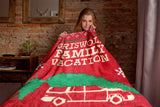 National Lampoon Christmas Vacation Griswold Family Tree Chopping Throw Blanket