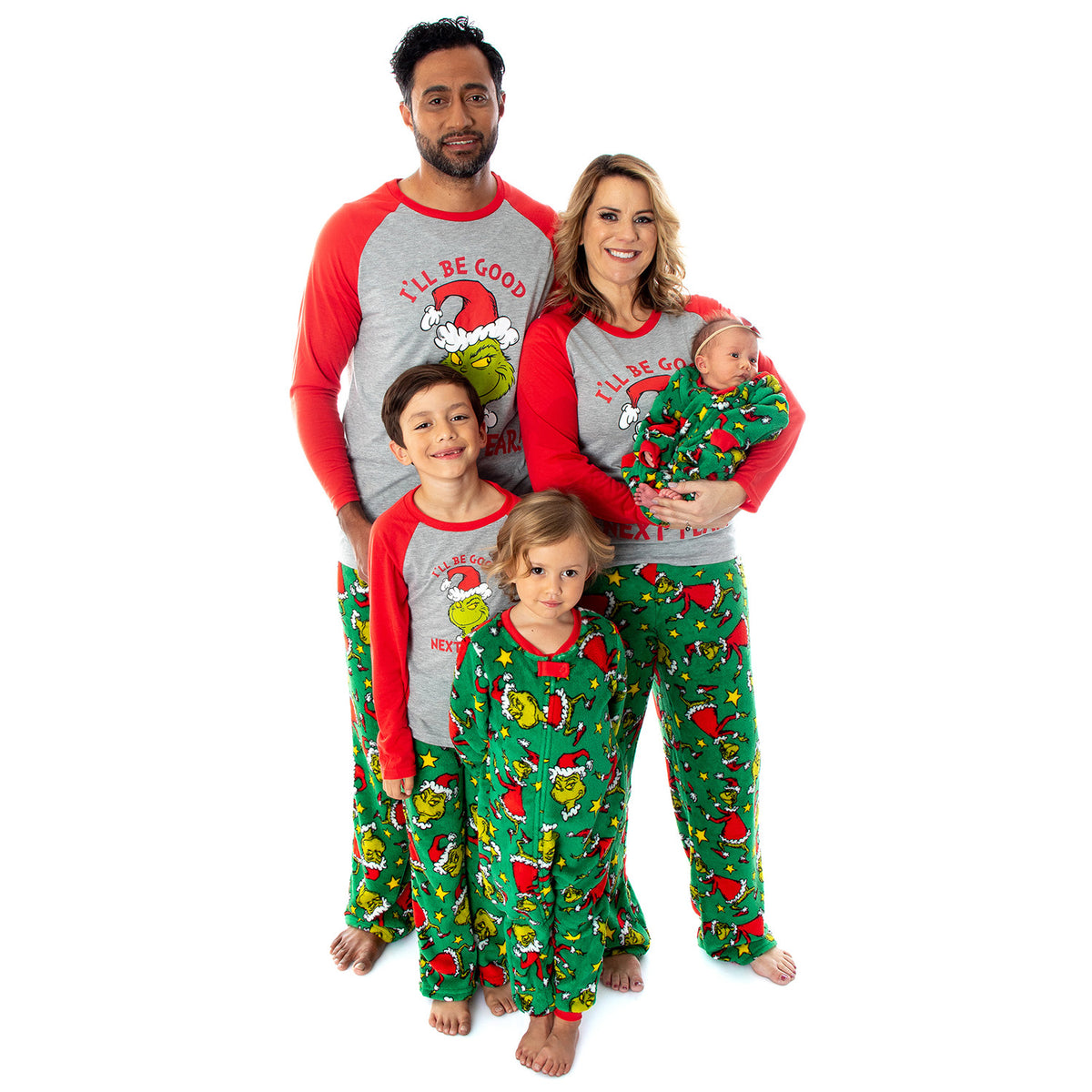 Dr. Seuss How The Grinch Stole Christmas! 2 Piece Family Pajama Set