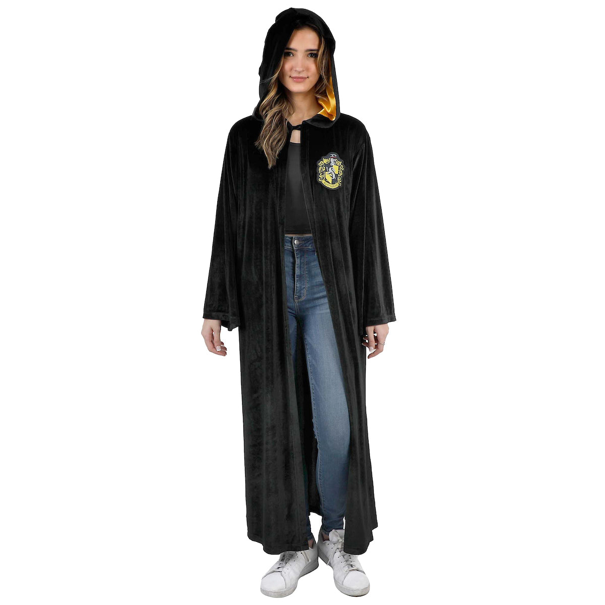 Harry Potter Costume Robe Cloak Adult, OSFM - Hogwarts Houses Crest