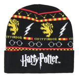 Harry Potter Gryffindor Themed Design Knit Cuff Beanie and Glove Set Youth OSFM