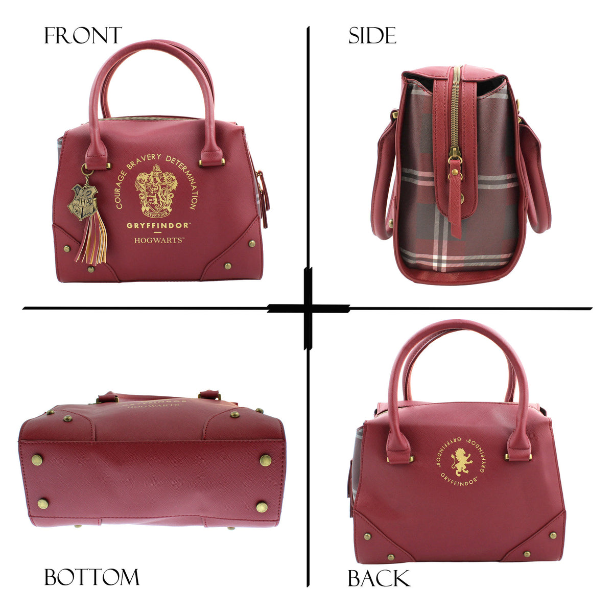 Harry Potter Purse Designer Handbag Hogwarts Houses Womens Top Handle Shoulder