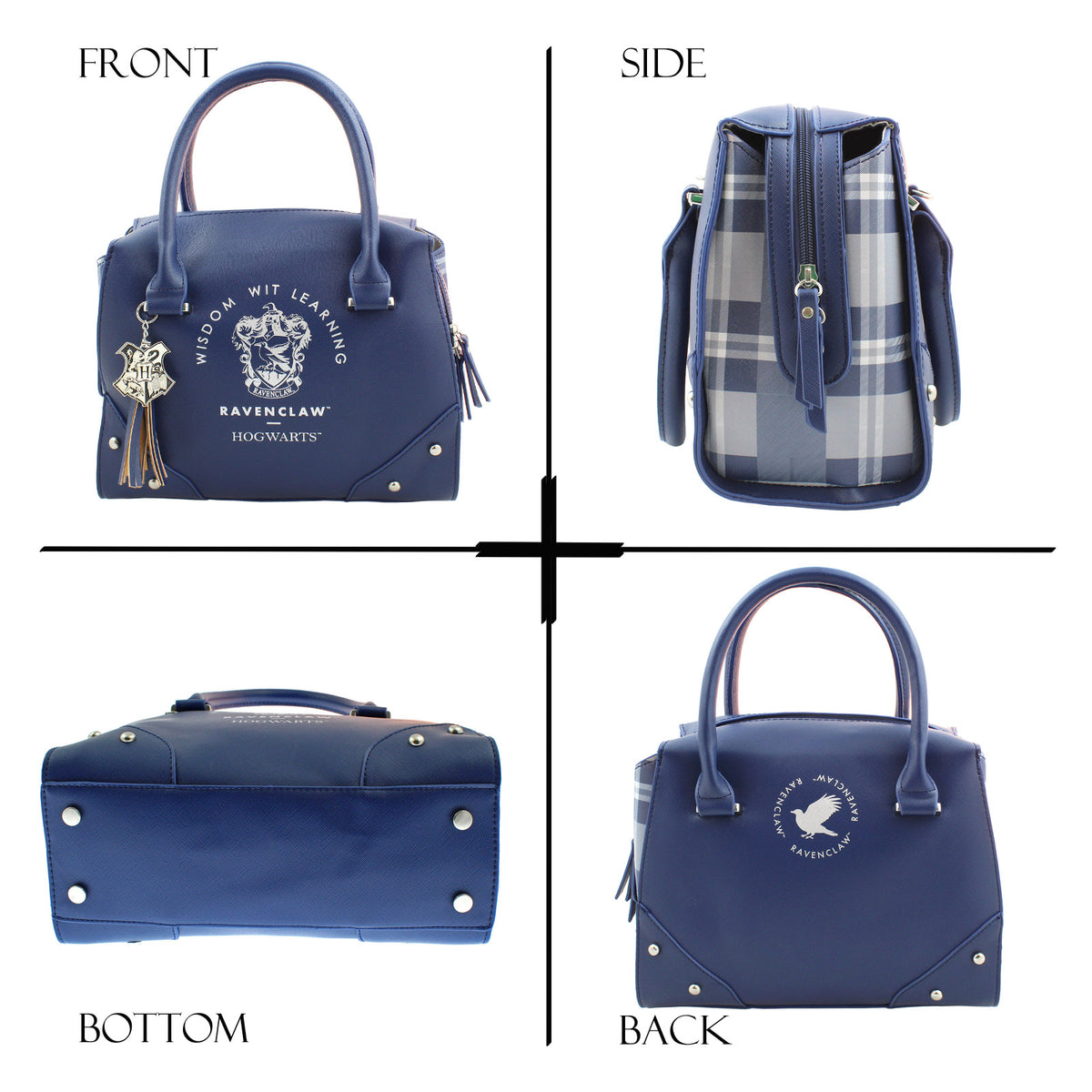 Harry Potter Purse Designer Handbag Hogwarts Houses Womens Top Handle Shoulder