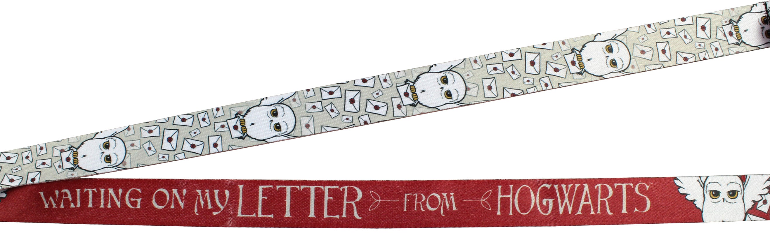 Harry Potter Hedwig ID Lanyard Badge Holder With 1.5" Hedwig Charm Pendant