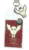 Harry Potter Hedwig ID Lanyard Badge Holder With 1.5" Hedwig Charm Pendant
