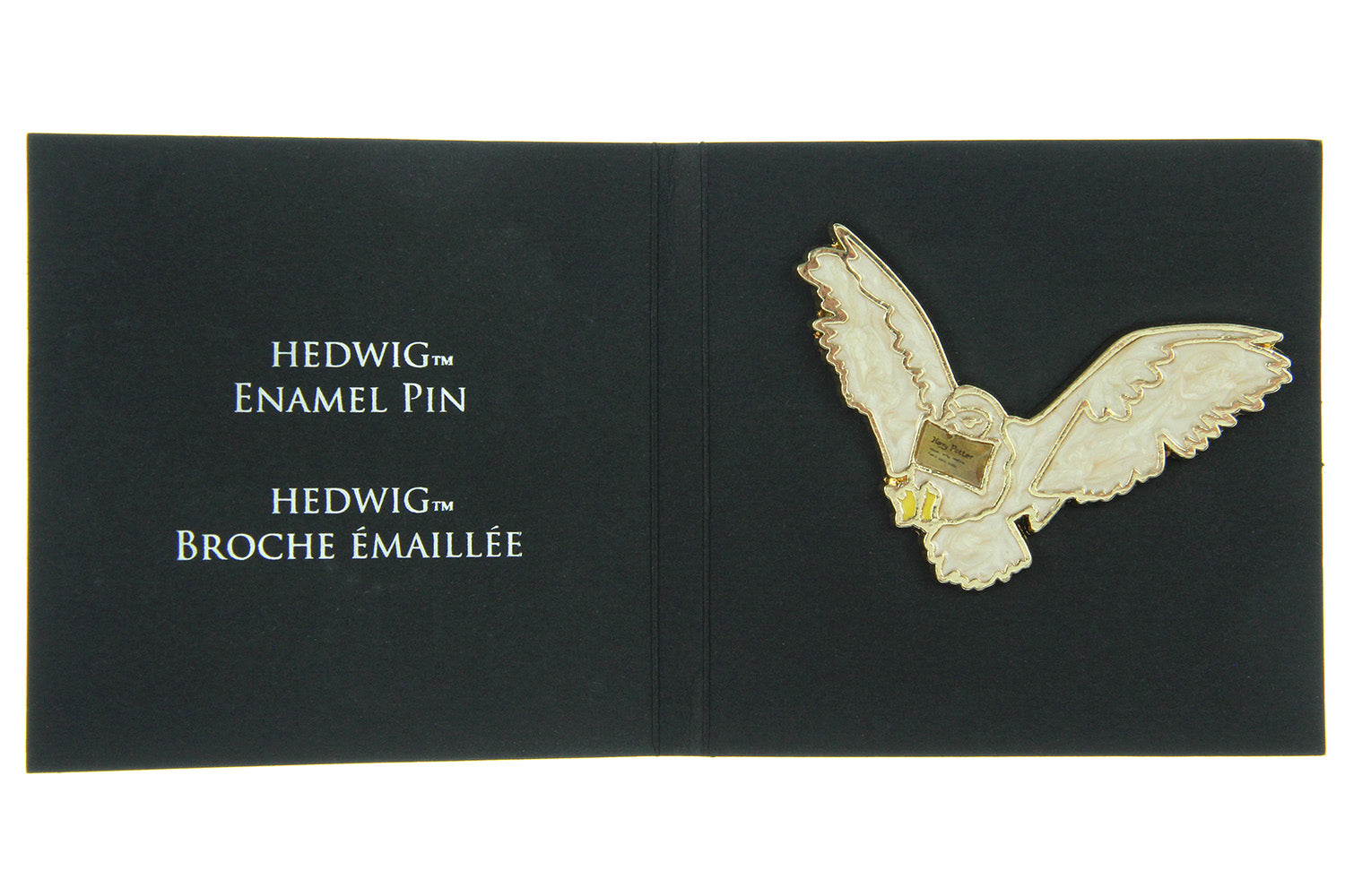 Harry Potter Hedwig Owl With Hogwarts Acceptance Letter Broche Brooch Enamel Pin - Seven Times Six