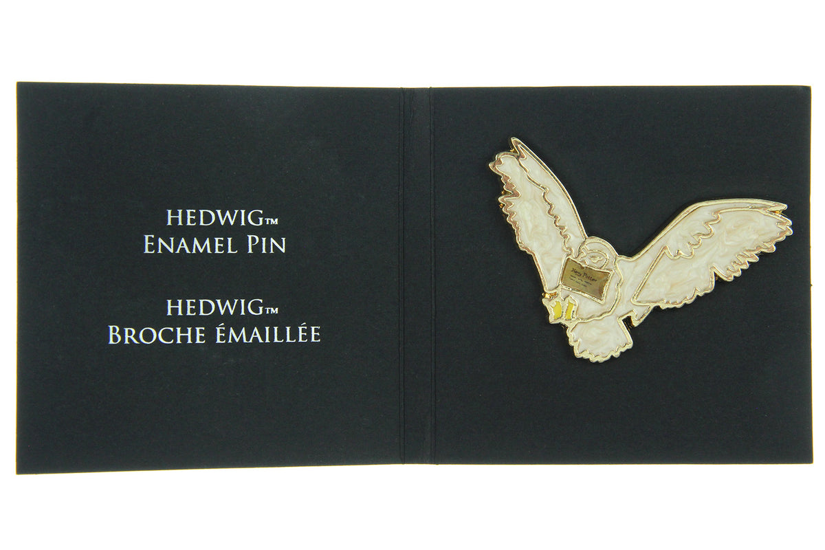 Harry Potter Hedwig Owl With Hogwarts Acceptance Letter Broche Brooch Enamel Pin