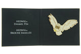 Harry Potter Hedwig Owl With Hogwarts Acceptance Letter Broche Brooch Enamel Pin