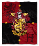 Harry Potter House Crests Silk Touch Throw 50" x 60"- Choose From All 4 Houses