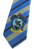 Premium Harry Potter Tie Striped House Crest Necktie Neckwear Tie Cosplay Costume Wizarding World (Ravenclaw)
