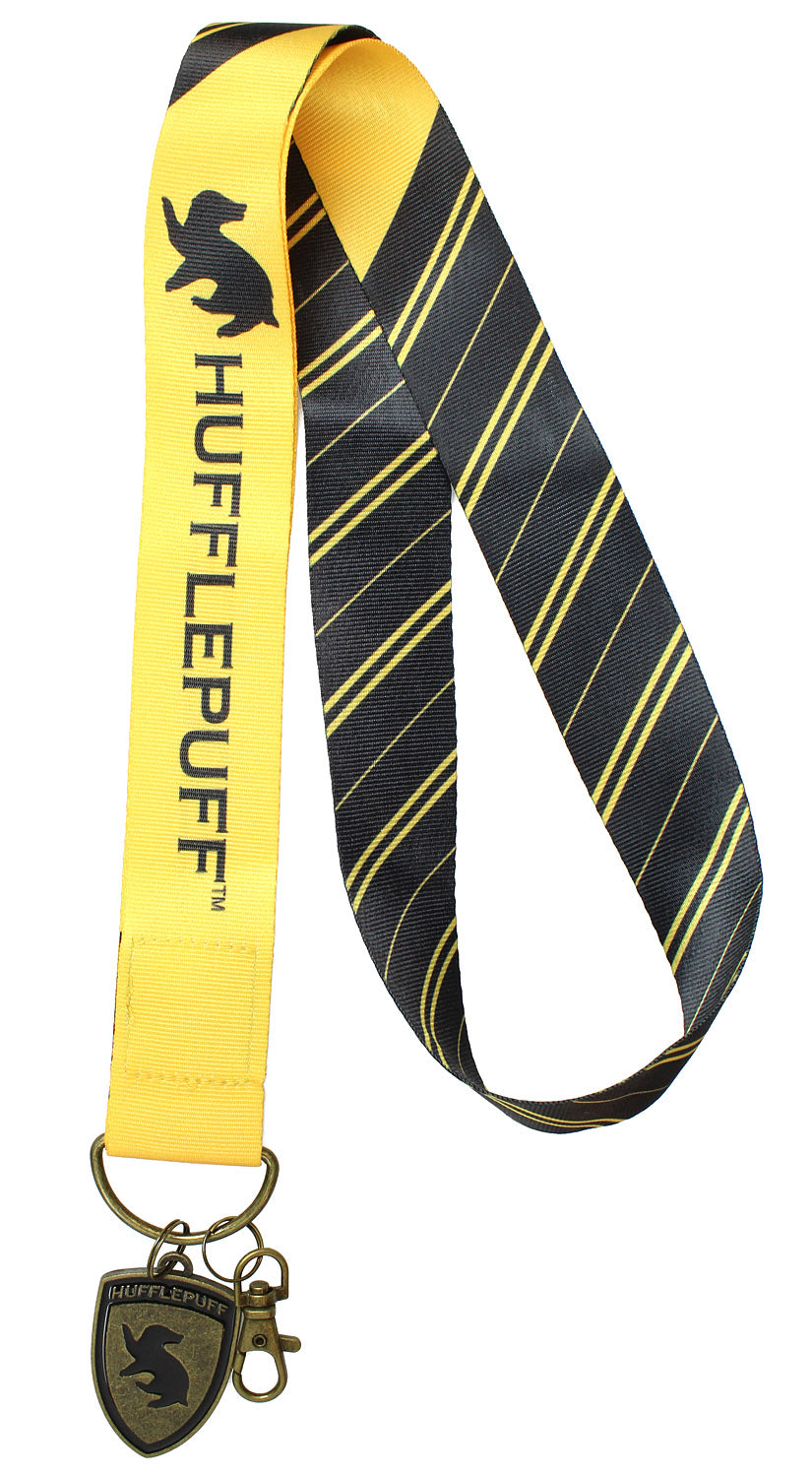 Harry Potter ID Lanyard With 2" Embossed Metal House Charm Pendant- Slytherin