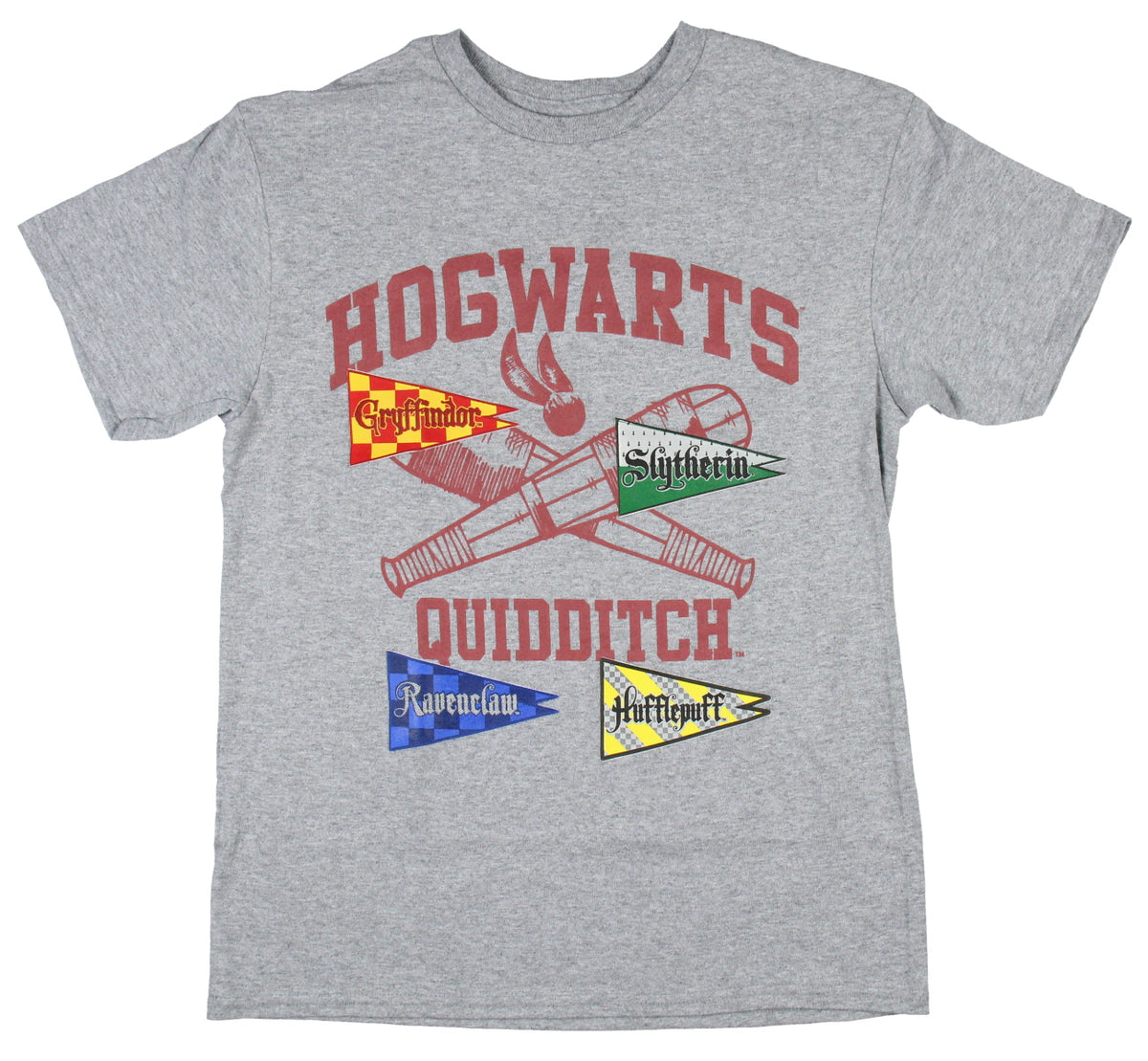 Harry Potter Boys' Hogwarts Quidditch Youth Short Sleeve T-Shirt Kids