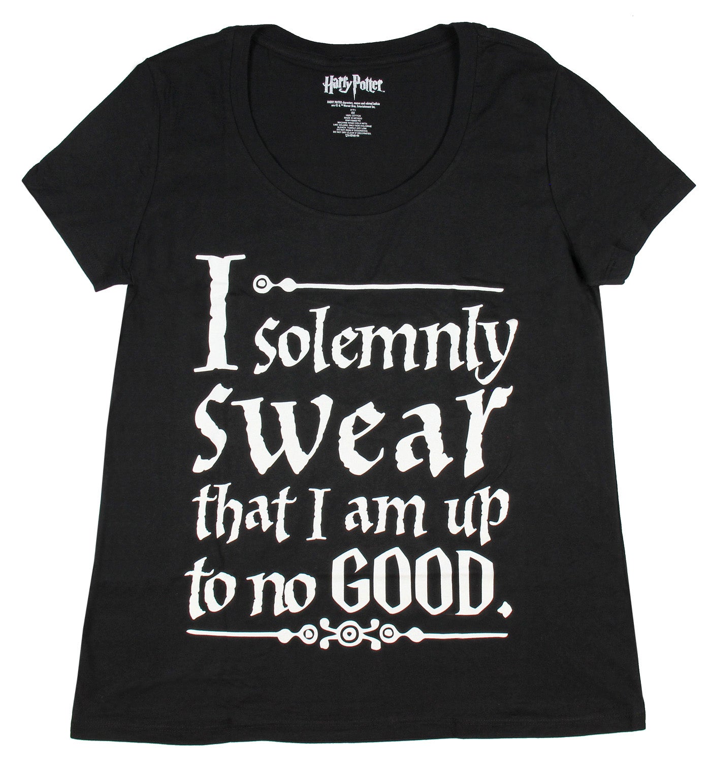 Harry Potter Solemnly Swear Magic Wand Womens T-Shirt