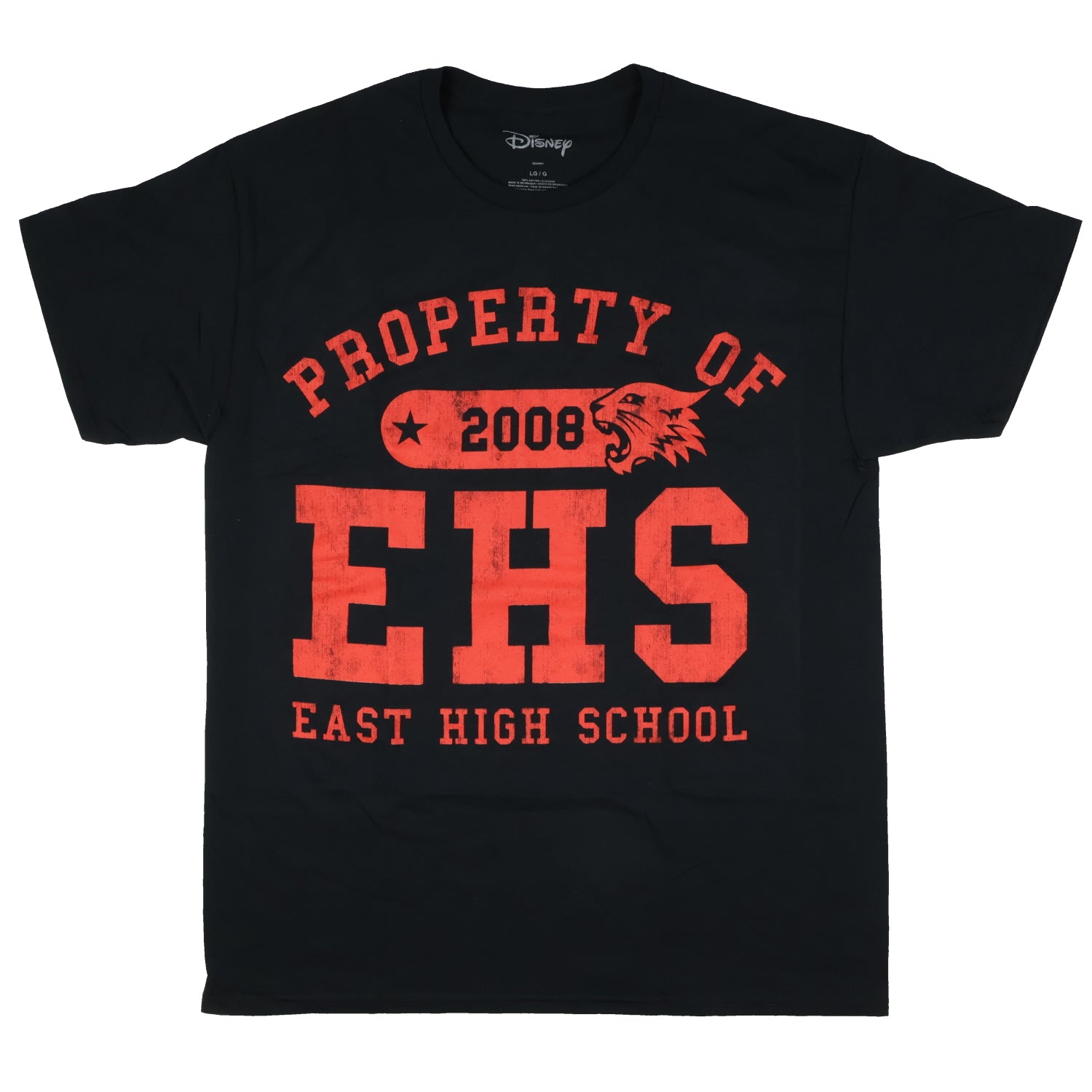 High School Musical Shirt Womens Property Of East High Boyfriend Fit Tee (XXL)