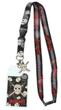 Friday The 13th Jason Lives ID Lanyard Badge Holder With 1.5" Rubber Pendant