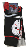 Friday The 13th Jason Voorhees Mask Adult 3 Pack Crew Socks for Men
