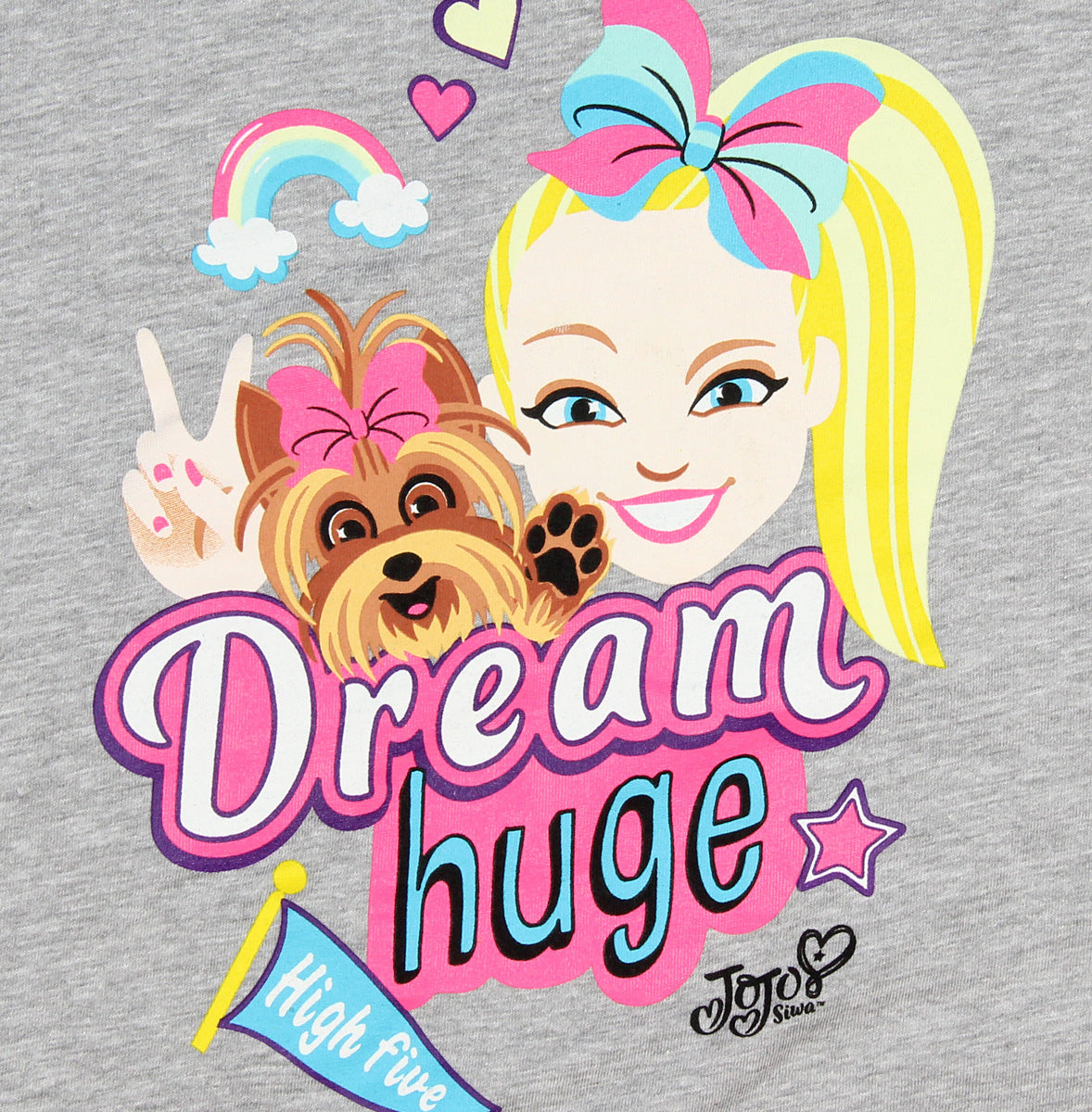 Girls Jojo Siwa and Bow Bow Dream Huge nice T-Shirt (X-Small) Kids