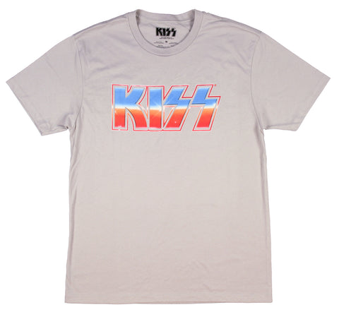 KISS Junior's Colorful Band Logo Boyfriend T-Shirt