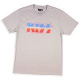 KISS Junior's Colorful Band Logo Boyfriend T-Shirt