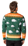 Dragon Ball Z Men's Kid Goku On Cloud Nimbus Ugly Christmas Sweater Pullover